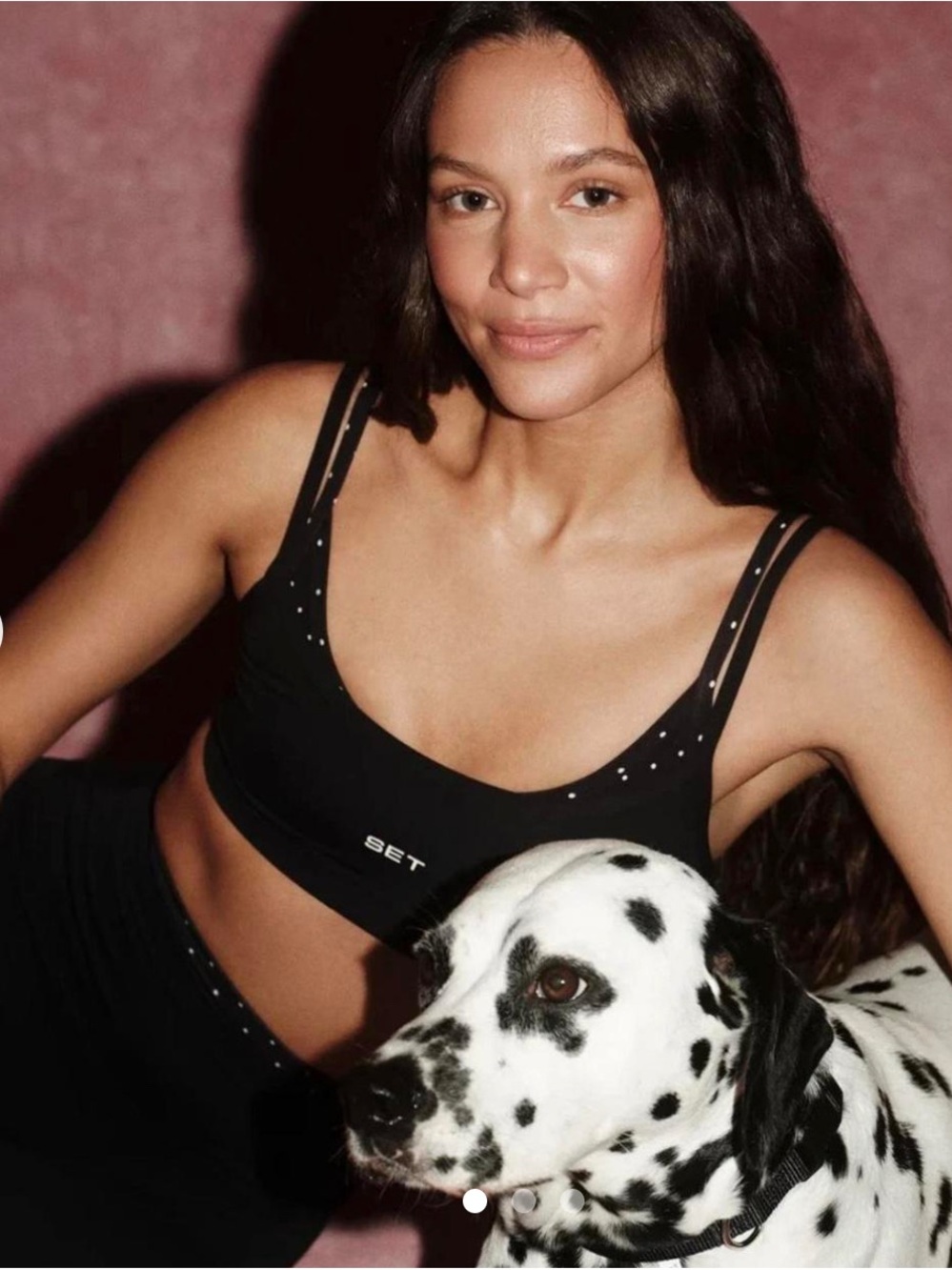 SET Active Dalmatian Set Bra and Leggings